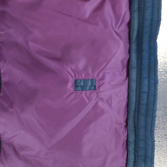 L.L. Bean Down Tek Ultra Light 850 Puffer Jacket Womens Large Blue Packable Snow - Picture 13 of 16